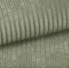 A close-up view of green corduroy fabric. Produktbild-Vorschau