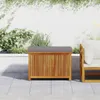 vidaXL Coffre à coussins d'extérieur 90x50x60,5 cm bois Voir les images du produit 2