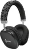A pair of black GUESS headphones with a patterned headband. Produktbild-Vorschau