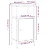 VidaXL 825923, Czarny, Żelazo, Drewno, 410 mm, 310 mm, 800 Podgląd zdjęcia produktu 7
