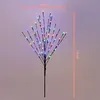 A decorative LED tree with multicolor lights against a plain background, with dimensions indicated. Voir les images du produit