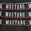 MUSTANG Herenondergoed 3-Pack Katoenen Boxershorts Zwart Productafbeelding-voorbeeld 5