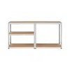 Stylowy metalowy regał z 5 półkami Solidne rozwiązanie do Podgląd zdjęcia produktu 6
