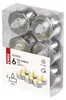 Velas LED plateadas, juego de 6 unidades, velas sin llama Vista previa de la imagen del producto 2