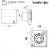 Vortice Punto Evo Flexo MEX 100/4" LL 1S: stille, Productafbeelding-voorbeeld 4