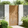vidaXL Cancello da giardino 85x175 cm in acciaio corten Anteprima dell’immagine prodotto 3
