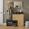 Wandgarderobe Vicco Selena Anthrazit 44 x 83 cm, Model Produktbild-Vorschau 4