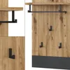 Wandgarderobe Vicco Selena Anthrazit 44 x 83 cm, Model Produktbild-Vorschau 6