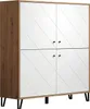 trendteam Wohnen Highboard Touch Artisan Eiche Melamin/Weiß Produktbild-Vorschau 3