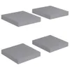 vidaXL Scaffali sospesi 4 pezzi Grigio 23x23,5x3,8 cm MDF Anteprima dell’immagine prodotto 9