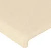 vidaXL Tête de lit Crème 80x5x78/88 cm Tissu - Tête & Pieds Voir les images du produit 5