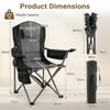 COSTWAY Campingstuhl Faltbar XXL 200kg belastbar, Produktbild-Vorschau 3