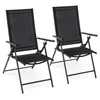COSTWAY Gartenstühle Hochlehner 2er Set, Klappstühle mit Produktbild-Vorschau 1