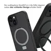 Accezz Ring Stand Backcover mit MagSafe iPhone 13 - Schwarz Produktbild-Vorschau 5