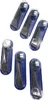 Multiple packages of electric toothbrush heads arranged on a white background. Produktbild-Vorschau
