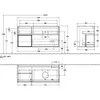 Villeroy & Boch F921PCPC Waschbeckenunterschrank Finion F92 Produktbild-Vorschau 3