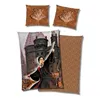 A Harry Potter themed bedding set including a duvet cover and pillowcases, featuring Harry Potter and Hogwarts castle. Produktbild-Vorschau
