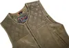 Herren Leder Kutte Lederweste Hunter Weste Custom Biker Produktbild-Vorschau 4
