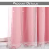 Záclona Dutá hvězda Záclona Dvouvrstvý Voile neprůhledný Náhled obrázku produktu 5