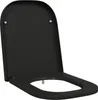 vidaXL Toilettensitz Schwarz 47,5 x 35 x 3,6 cm Duroplast Produktbild-Vorschau 6
