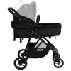 vidaXL 2-in-1 Kinderwagen Anthrazit und Schwarz Stahl Produktbild-Vorschau 13