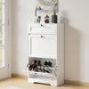 Schuhschrank BEALIFE 58x24x102 cm mit 2 Kippfächern & Produktbild-Vorschau 5