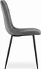 Sada stolu NP 120x80cm Craft Black + 4 židle LAVA šedé Náhled obrázku produktu 8