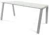 Schreibtisch Blanca BxTxH 160x80x73cm Gestell grau Platte Produktbild-Vorschau 2