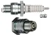 Two spark plugs and a small metal component are shown against a white background. Produktbild-Vorschau