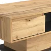 Fortuna Lai Table basse en bois veiné, avec 1 tiroir et Voir les images du produit 8