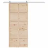 vidaXL Drzwi 90x208 cm z litego drewna sosnowego Podgląd zdjęcia produktu 2