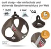 CURLI Postroj pro psy se sponou Manšestr Brown L, 8-13 kg Náhled obrázku produktu 20