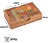 Domino Double 9 - gra salonowa z 56 płytkami | Dla 2-6 osób Podgląd zdjęcia produktu 8