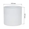 Keramiktopf weiß Zylinder gerade 20x20cm Produktbild-Vorschau 2