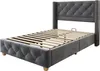 okwish Čalouněná postel jednolůžko 90×200 cm s roštem a Náhled obrázku produktu 3