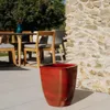 Provencelia Keramik Pflanzkübel Vauban Rot, Ø24 x H30 cm, Produktbild-Vorschau 3
