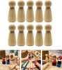 Oblique Unique 10 Holz Figuren zum Bemalen Frauen Holzdeko Produktbild-Vorschau 1