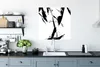 MuchoWow® Poster Farbe - Schwarz - Abstrakt 75x75 cm - Wand Produktbild-Vorschau 3
