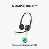 kwmobile 2x Samt Ohr Polster für Plantronics Blackwire 3220 Produktbild-Vorschau 2
