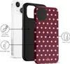 Polka Dots (Burgundy)  - Kompatibel mit iPhone 15 Plus Produktbild-Vorschau 3