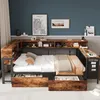 Flieks Tagesbett 120x200cm mit Schreibtisch, Schlafsofa Produktbild-Vorschau 3