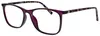 OPULIZE Arc Lesebrille Stilvolle Schlank Rechteckig Rahmen Produktbild-Vorschau 2