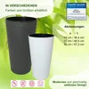 Coperchio per vaso LILIA PROUTÍ plastica antracite d30x57cm Anteprima dell’immagine prodotto 4
