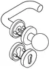 Hewi Rozet-deurgarnituur 111R / 123.23R / 305...R / 306.23 Productafbeelding-voorbeeld 1