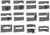 ULWEHOME | Unterschrank 40 cm Anthrazit, Küchenunterschrank Produktbild-Vorschau 5