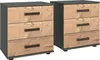 Nachtschrank >Stockholm I< (B/H/T: 52x58x38 cm) in Produktbild-Vorschau 1
