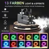 HOMCOM Nebelmaschine 450W Rauchmaschine mit 13 farbigen LED Produktbild-Vorschau 4