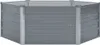 vidaXL Lit surélevé 129 x 129 x 46 cm Acier galvanisé Gris Voir les images du produit 2