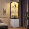 Merax Eckvitrine Vitrinenschrank mit LED-Beleuchtung, Produktbild-Vorschau 2