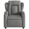 vidaXL Poltrona relax in tessuto grigio scuro Anteprima dell’immagine prodotto 6